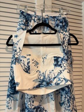 Zara two piece skirt/bustier set